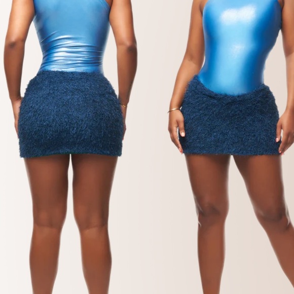Blue Mini Skirt - Picture 1 of 1